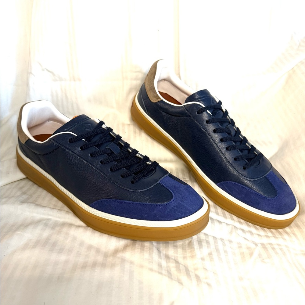 Loro Piana Summer Walk Navy Blue Men’s Sneakers Shoes Sz 10.5
